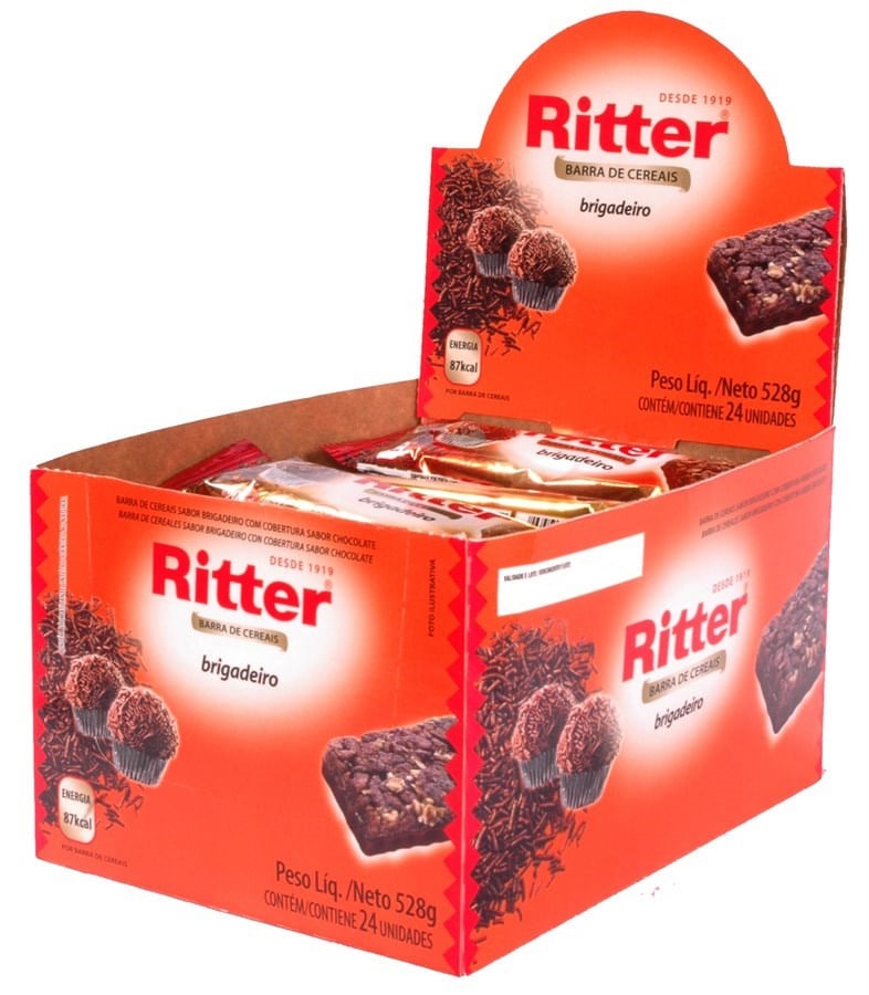Clique Aqui para Comprar Barra Cereal Ritter Sabor Chocolate