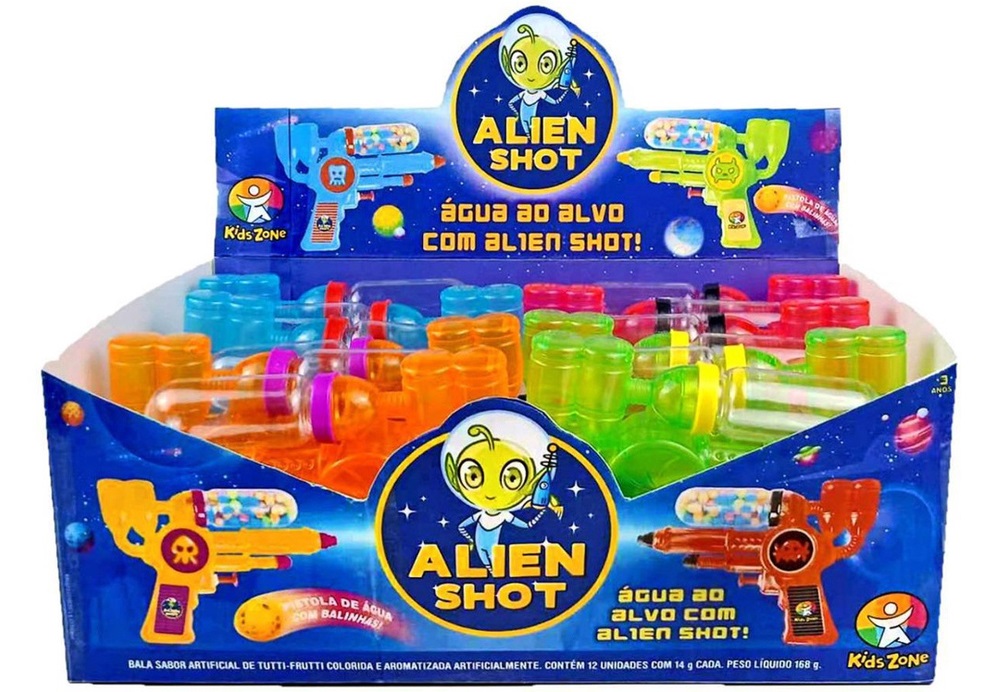 Clique Aqui para Comprar Pistola de Água com Balinhas Água ao Alvo com Alien Shot