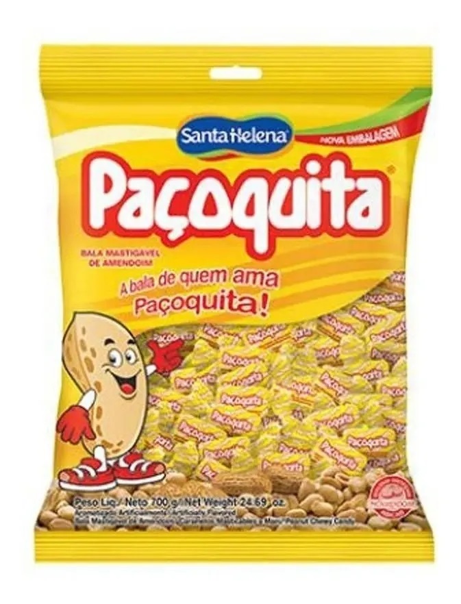 Clique Aqui para Comprar BALA Paçoquita Mastigável Sabor Amendoim
