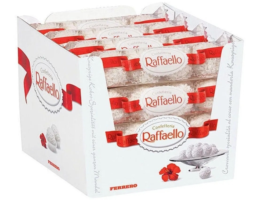 Clique Aqui para Comprar BomBom Rafaello Ferrero Rocher Sabor Cocô