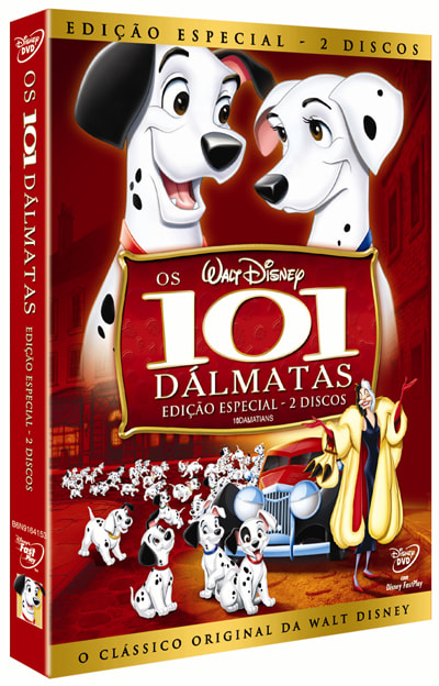 Clique Aqui para Comprar Disney DVD 101 Dalmatas Edição Platinum 2 Discos