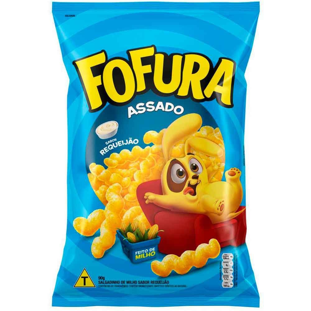 Clique aqui para Comprar Salgadinho Fofura Sabor Requeijão Kit 10 Unidades