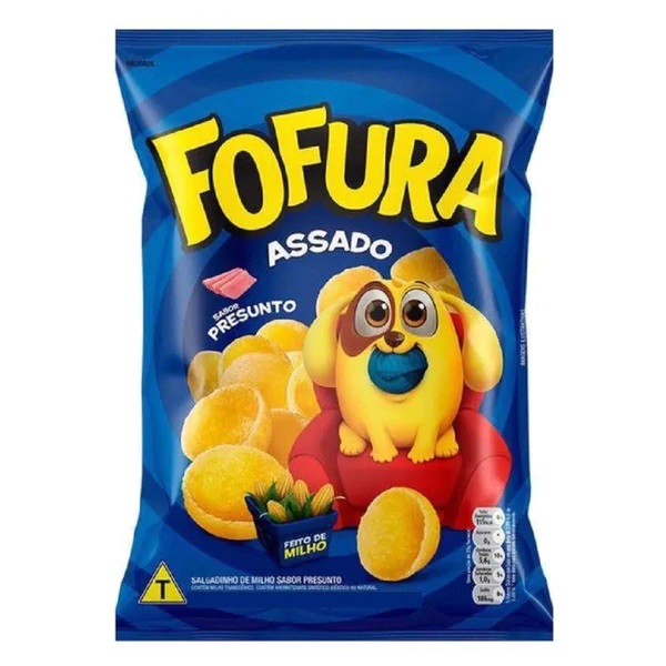 Clique aqui para Comprar Salgadinho Fofura Sabor Presunto Kit 10 Unidades